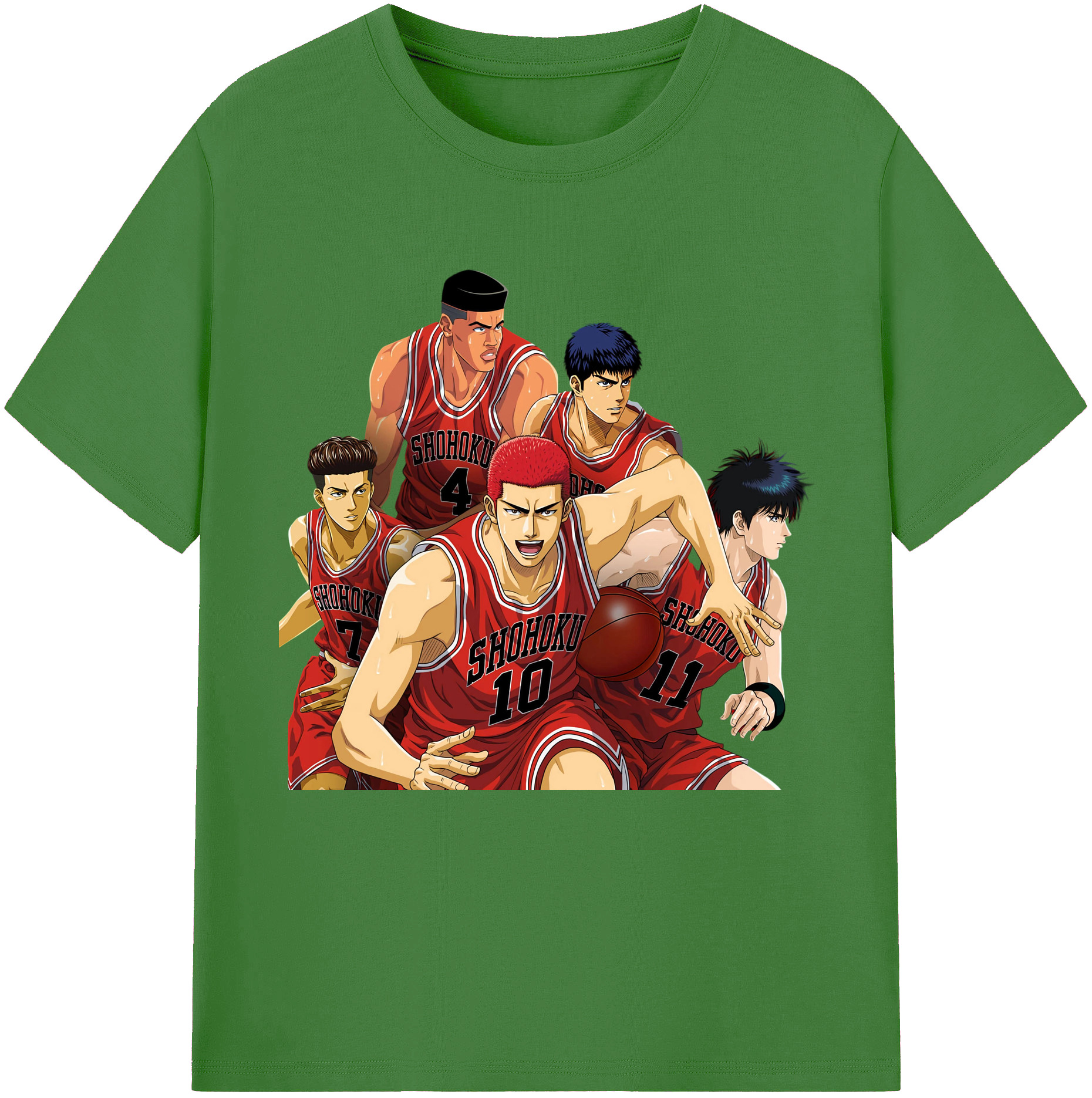（画像用） SLAM DUNK／スラムダンク レディースカジュアルプリントTシャツ（綿100％）